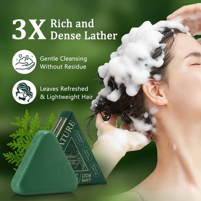 Savon shampoing Triangle vert