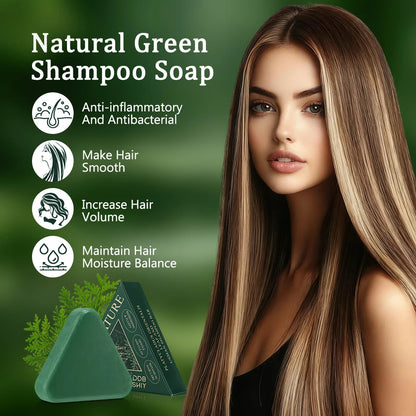 Savon shampoing Triangle vert