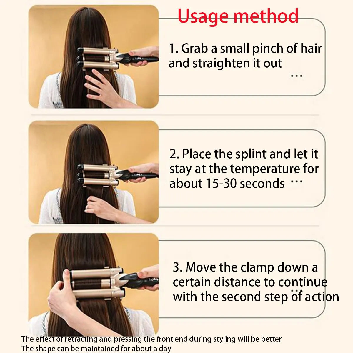 Bigoudi professionnel en céramique